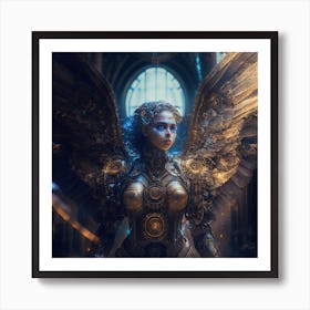 Steampunk Angel 8 Art Print