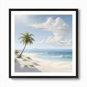 Sand Beach Art Print