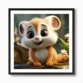 Cute Mouse 12 Art Print