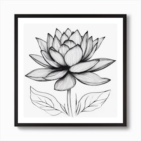 Lotus Flower Art Print