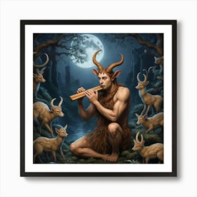 Demon Flute Art Print