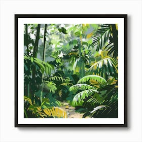 Tropical Forest Art Print