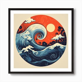 Great Wave 5 Art Print