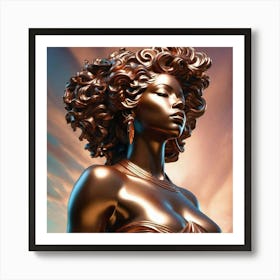 Beautiful Nubian Woman Art Print