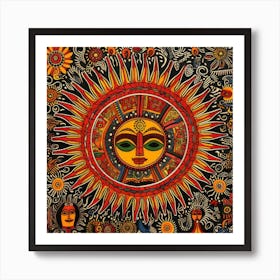 Sun Painting Art Print