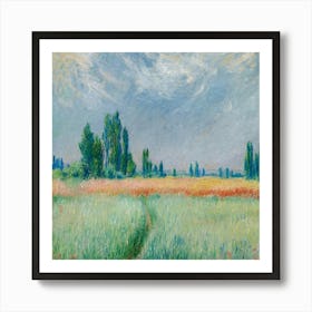 Champ De Blé (1881) Art Print