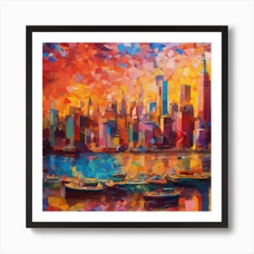 New York City Skyline Art Print