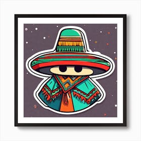 Mexican Sticker 2 Art Print