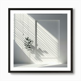 White Room With Window Art Print