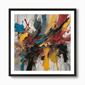 Abstract Painting E Art Print