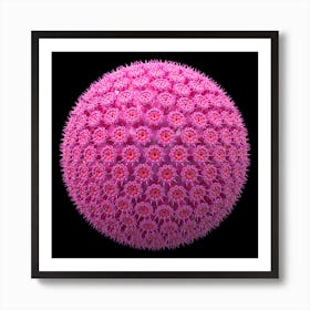 Spicky Virus Particle Type 8 Art Print