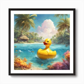 Rubber Ducky Art Print