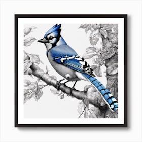 Blue Jay 1 Art Print