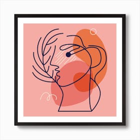 Whisperer Square Art Print