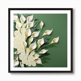 Calla Lilies Art Print