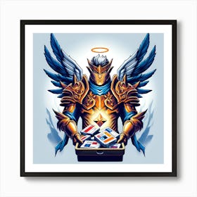 Angel Of The Deck Art Print