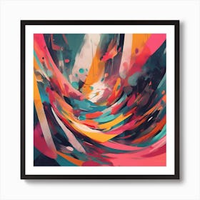 Dive Into The World Of Abstraction Art Print