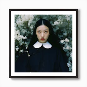 Nun in the springtime. 2023 Art Print