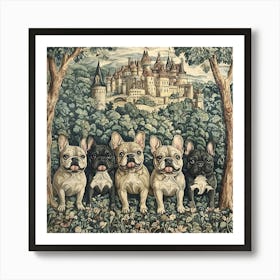 French Bulldog Tapestry 6 Art Print