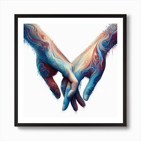 Hands Canvas Print Art Print