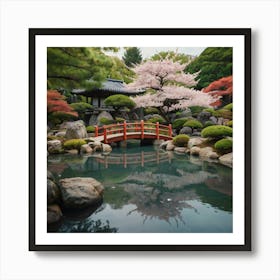 Japanese Garden Art Print