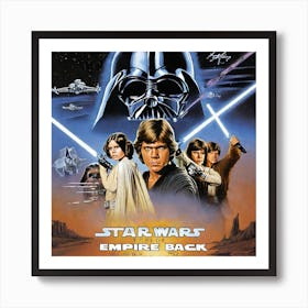 Star Wars Empire Back Art Print