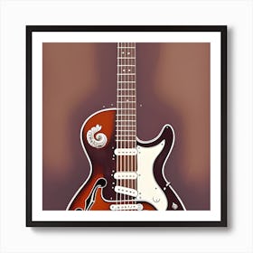 Beautiful Guitar  Art Print