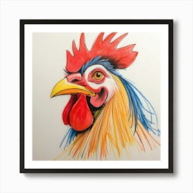 Rooster 22 Art Print