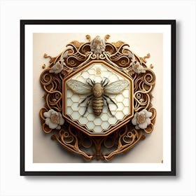 Bee art 2 Art Print