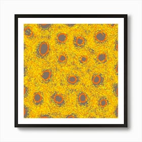 Abstract animal print Art Print