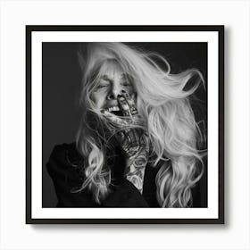 Woman With Tattoos 1 Art Print