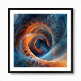 Fractal Spiral Art Print