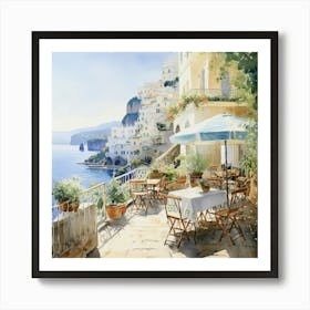 Mediterranean Coast Art Print