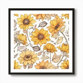 Sunflowers 5 Art Print