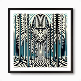 Sasquatch 2 Art Print