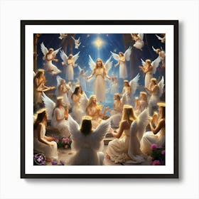 Angels 1 Art Print