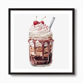 Ice Cream Sundae 18 Art Print