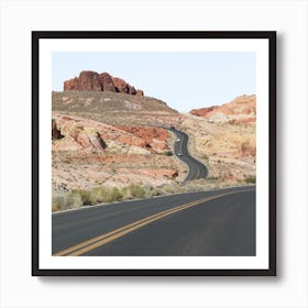Valley Of Fire State Park Square Art Print