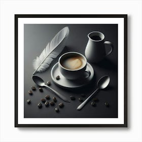 Coffee And Spoons 2 Art Print