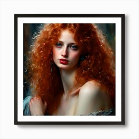 Red Haired Girl 1 Art Print