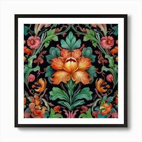 Floral Pattern 6 Art Print