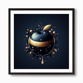 Apple with honey Art Print