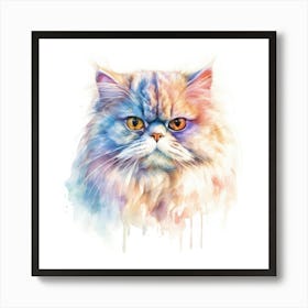 Persian Cat Portrait 1 Art Print