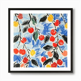 Cherry Painting Matisse Style 8 Art Print