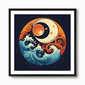 Yin Yang 3 Art Print