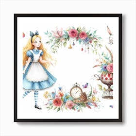 Alice in Wonderland 1 Art Print