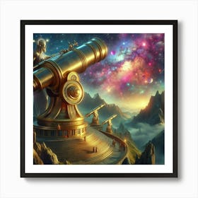 Astronomy paintings art print Poster