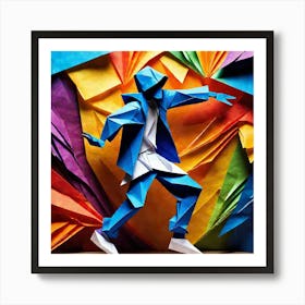 Origami Dancer 52 Art Print