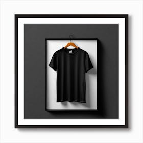 Black T - Shirt 2 Art Print