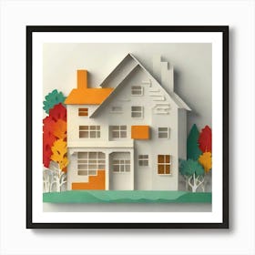 House In The Woods Art Print